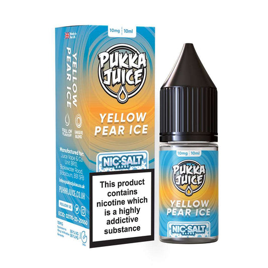 Pukka Juice Yellow Pear Ice Nic Salt